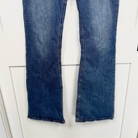 Zara Flare High Waisted Jeans Size 12 - Picture 4 of 10